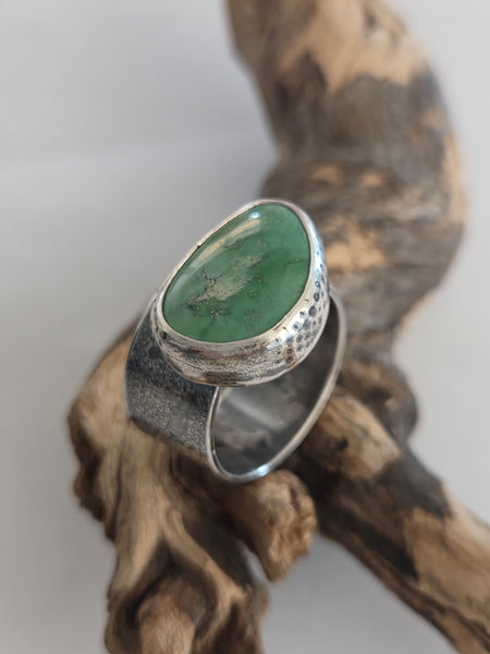 Green Turquoise Almost There Ring