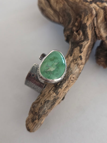 Green Turquoise Almost There Ring