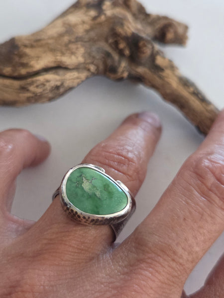 Green Turquoise Almost There Ring