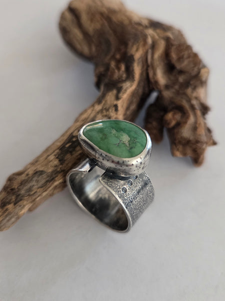 Green Turquoise Almost There Ring