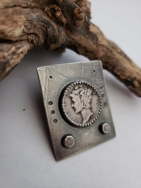 Mercury Dime Pendant