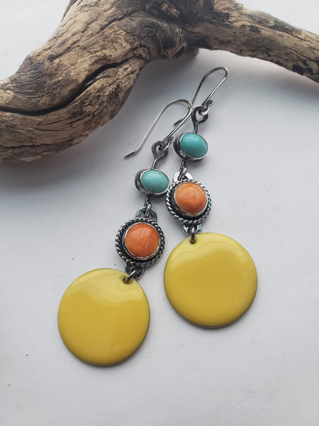 Sunset on the Beach Earrings