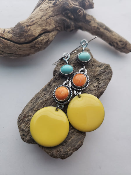 Sunset on the Beach Earrings
