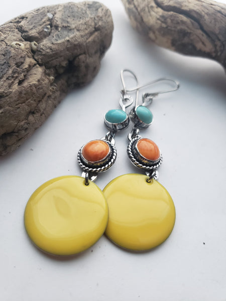 Sunset on the Beach Earrings