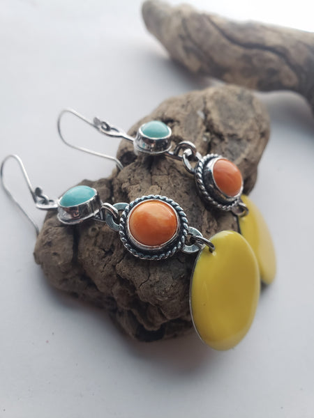 Sunset on the Beach Earrings