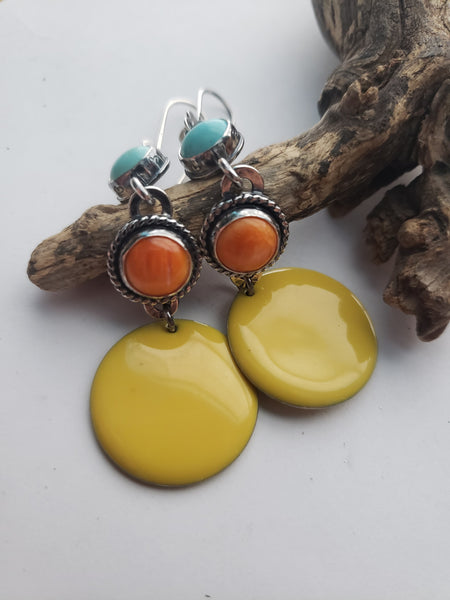 Sunset on the Beach Earrings