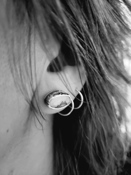 Mountain Stud Earrings