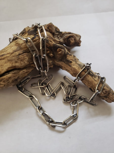 21.5in Handmade Sterling Silver Chain