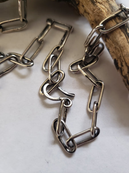 21.5in Handmade Sterling Silver Chain