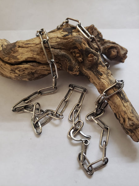 21.5in Handmade Sterling Silver Chain