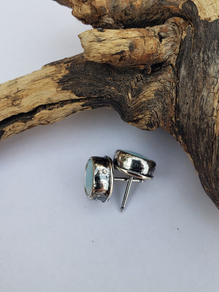 Golden Hills Turquoise Stud Earrings