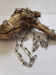 21.5in Handmade Sterling Silver Chain