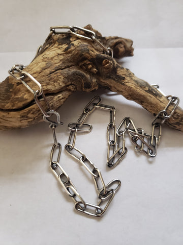 21.5in Handmade Sterling Silver Chain