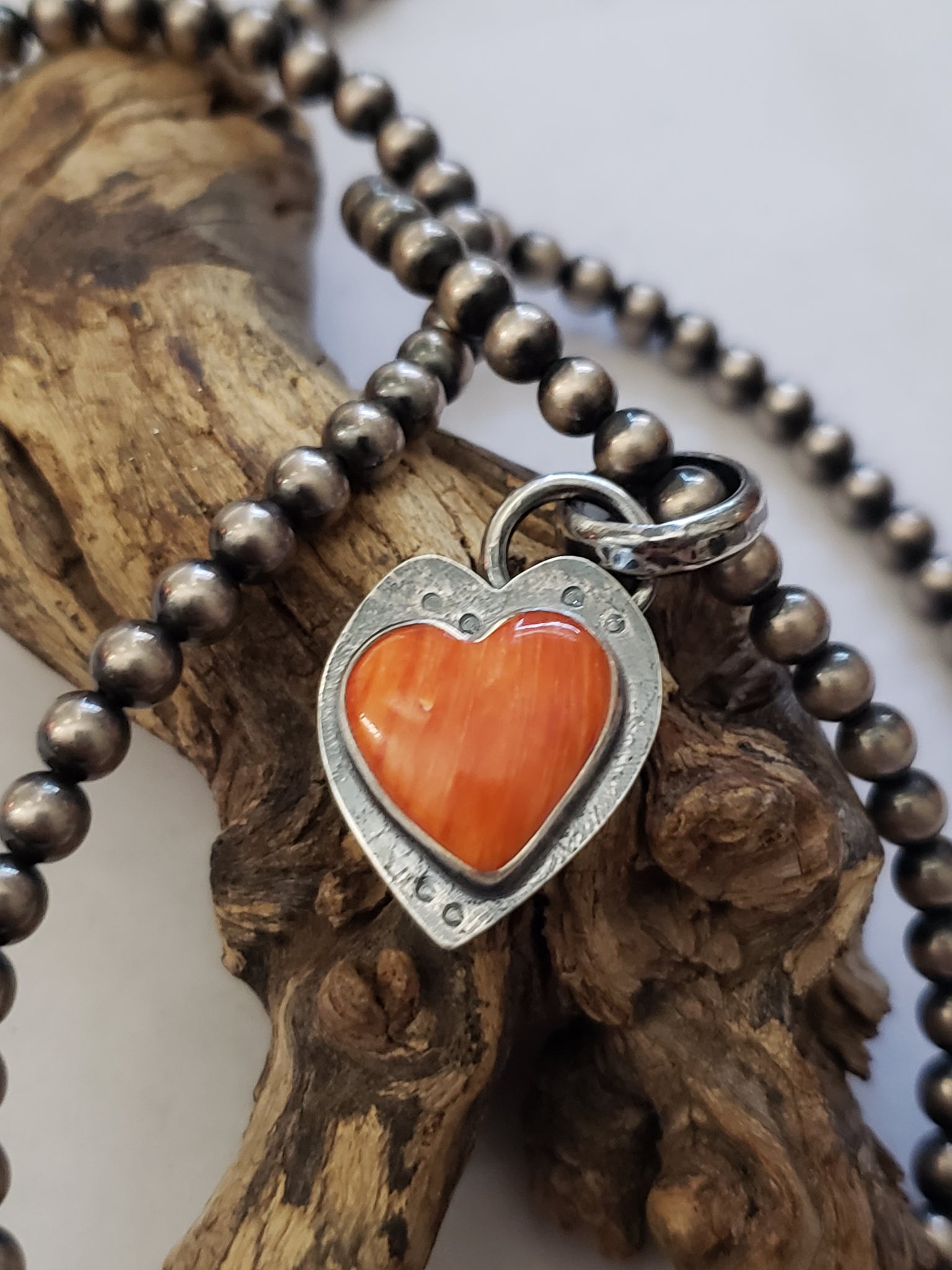 Spiny Oyster Heart Pendant