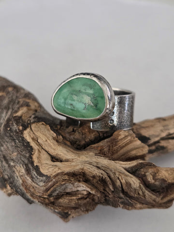 Green Turquoise Almost There Ring