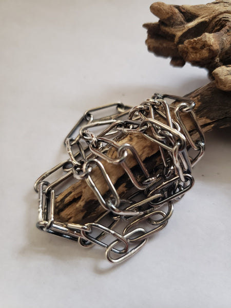 21.5in Handmade Sterling Silver Chain