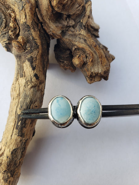 Golden Hills Turquoise Stud Earrings