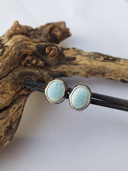 Golden Hills Turquoise Stud Earrings