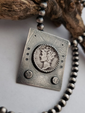 Mercury Dime Pendant