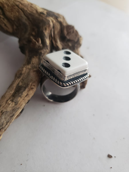 "A Little Dicey" Ring