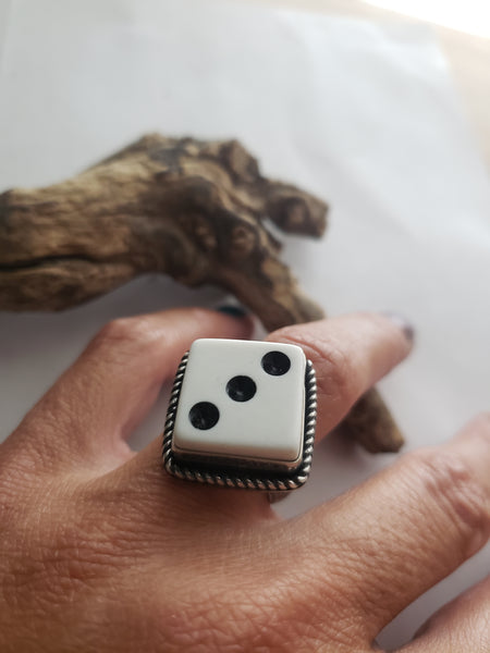 "A Little Dicey" Ring