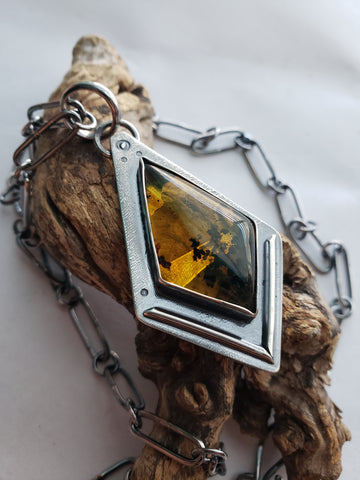 Mountain Amber Pendant