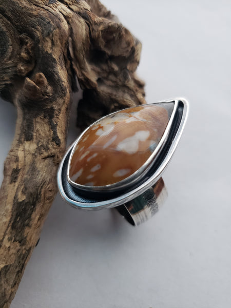 Fawn Jasper Ring (8.75)