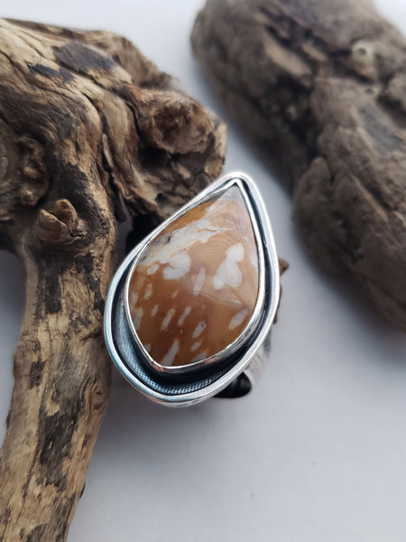 Fawn Jasper Ring (8.75)