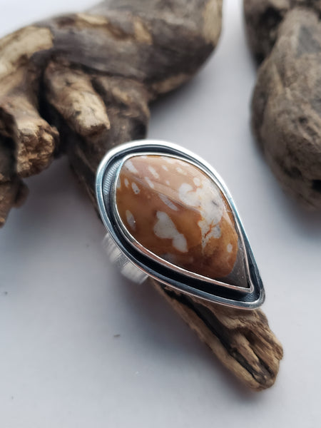 Fawn Jasper Ring (8.75)